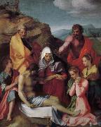 Andrea del Sarto The dead Christ of Latter-day Saints and Notre Dame oil on canvas